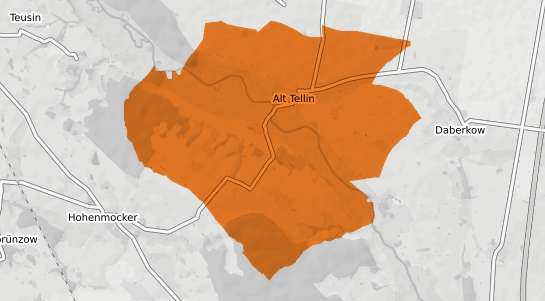 Mietspiegelkarte Alt Tellin